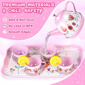 Aojieni carrying case keeps tea party pieces organized