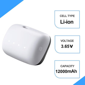 Aokcsha BOBOVR B100 12000mAh packaging highlights included USB-C cable