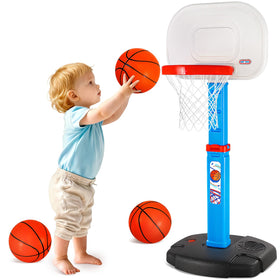 AOKESI toddler hoop assembly close-up showing easy setup for quick playtime
