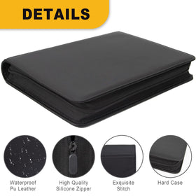 Aokna Toploader Binder uses durable, high-transparency PP pockets for long-lasting card clarity