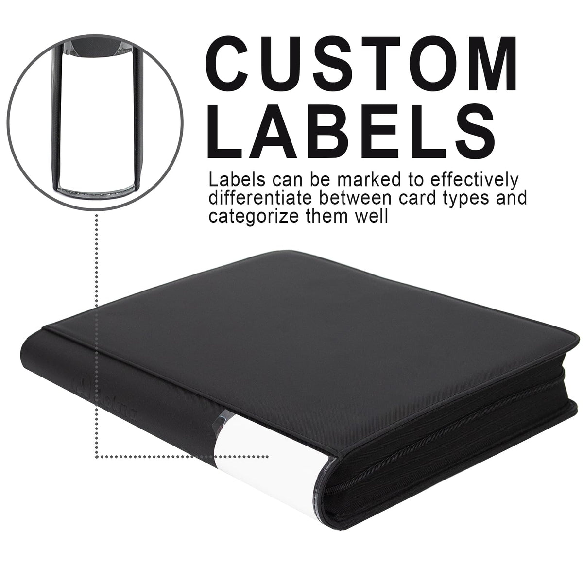 Aokna Toploader Binder is ideal for 3x4 toploader cards, sports cards, and gaming collections