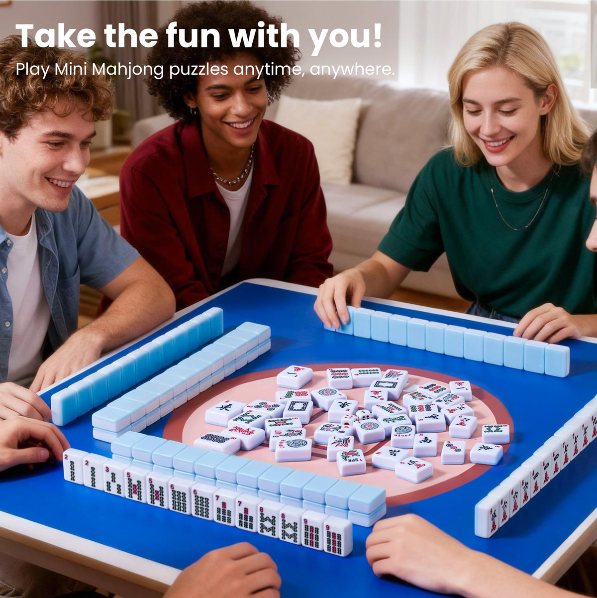 Aomercare elegant blue design adds a modern touch to game nights.
