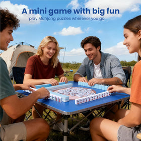 Aomercare travel-friendly Mahjong set offers easy storage and transport.