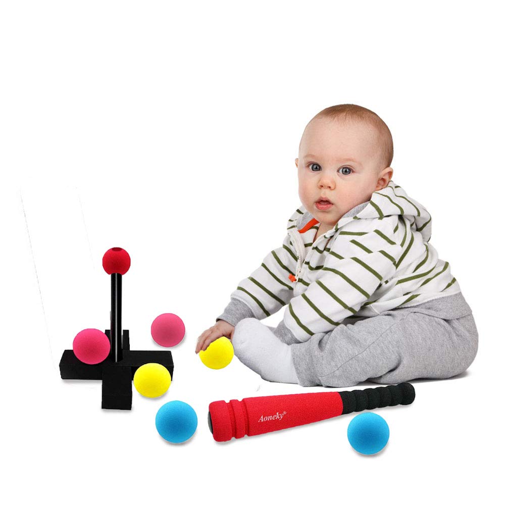 Aoneky first baseball toy makes a great gift for ages 1-3.