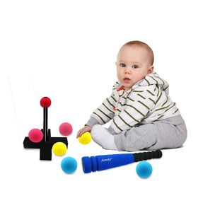 Aoneky blue T-ball set ready for active play