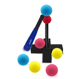 Aoneky foam T-ball set soft bat for safe indoor practice