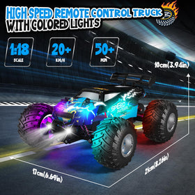 Durable bumper and soft shell protect against collisions during exciting races.