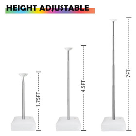 AooeDomi telescopic balloon pillar extended for customizable height and easy setup.