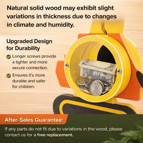 AORCMITN sturdy wood design with smooth edges for safe daily use.