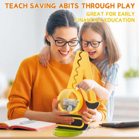 AORCMITN stickers personalize the dinosaur piggy bank with name or year.