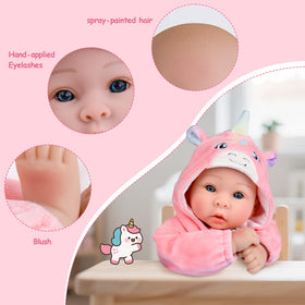 Aori 17-inch doll with hug-friendly design for easy carry.