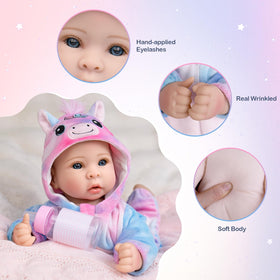 Aori developmental pretend-play features to foster empathy and nurturing skills.