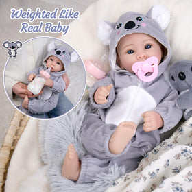 Aori 17-inch doll with cloth body offers lightweight, cuddly play.