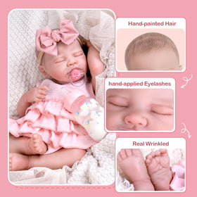 Aori 20-inch reborn doll nursing bottle for pretend feeding