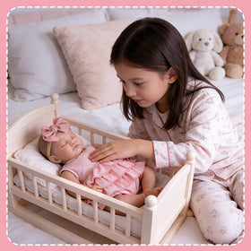 Aori 20-inch reborn doll poseable limbs for easy dressing and interactive play