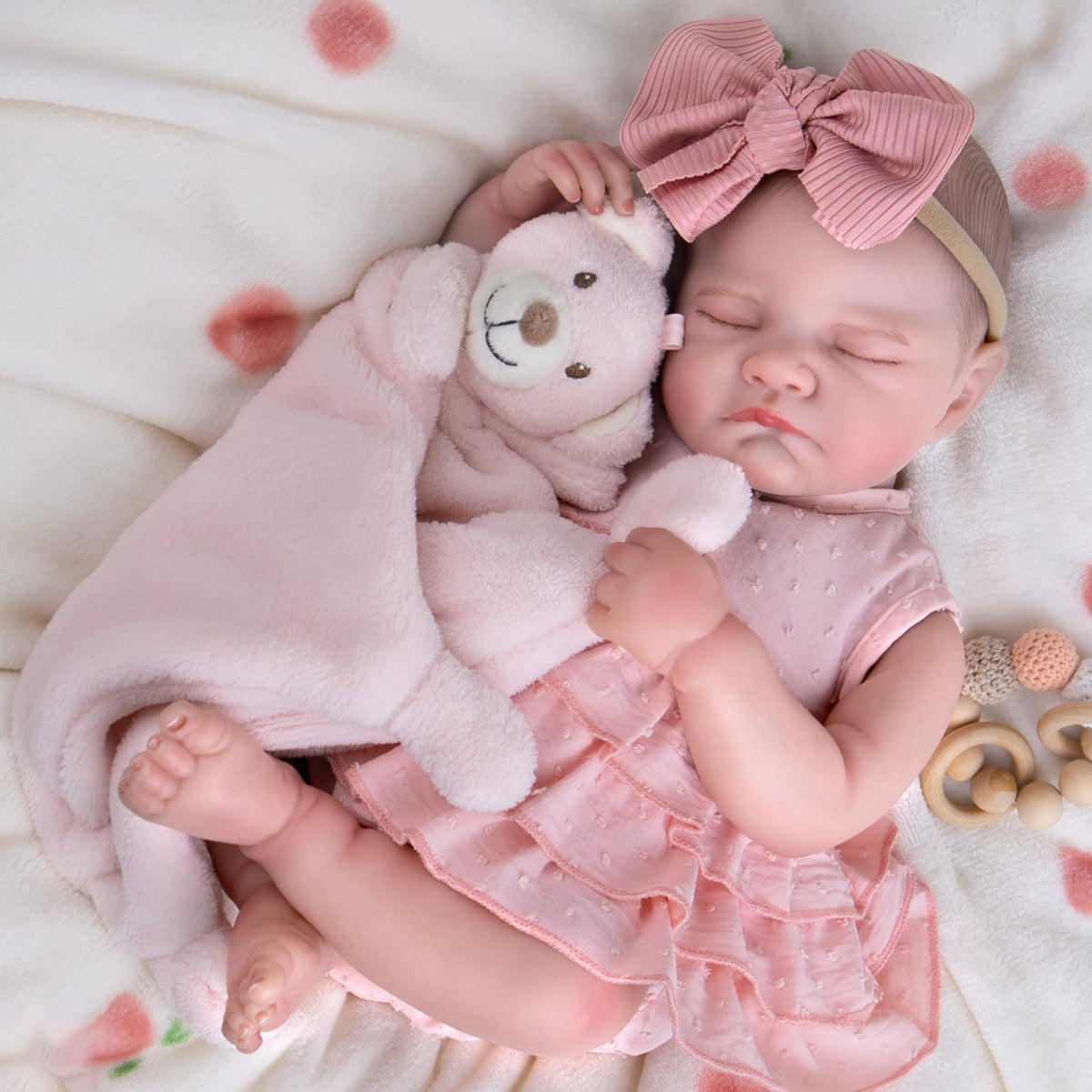 Aori 20-inch reborn doll soft weighted body for cuddling realism
