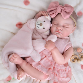 Aori 20-inch reborn doll soft weighted body for cuddling realism