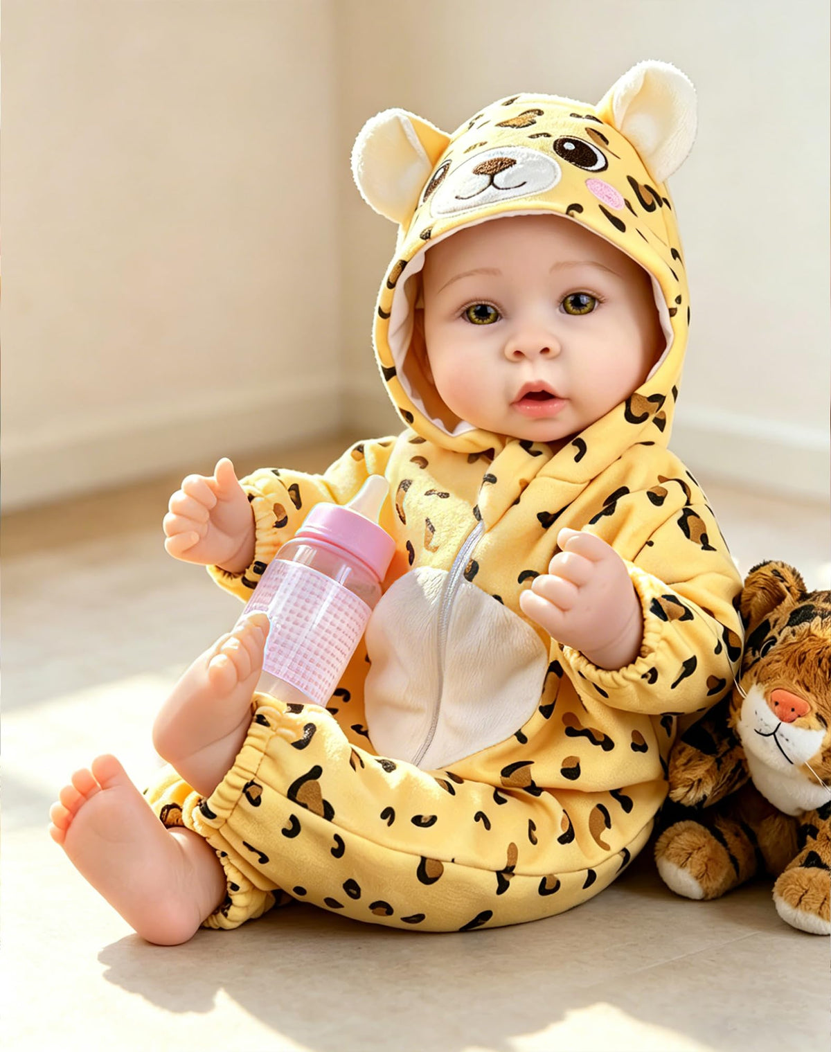 Aori Baby Doll 17-inch full body with lifelike features for imaginative play.