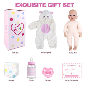 Aori Baby Doll soft vinyl skin emphasizes safe, cuddle-worthy realism.
