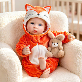 Aori 17-inch lifelike face with hand-painted blush supports realistic pretend play.