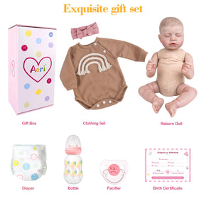 Aori reborn doll in cozy scene designed for photos and storytelling