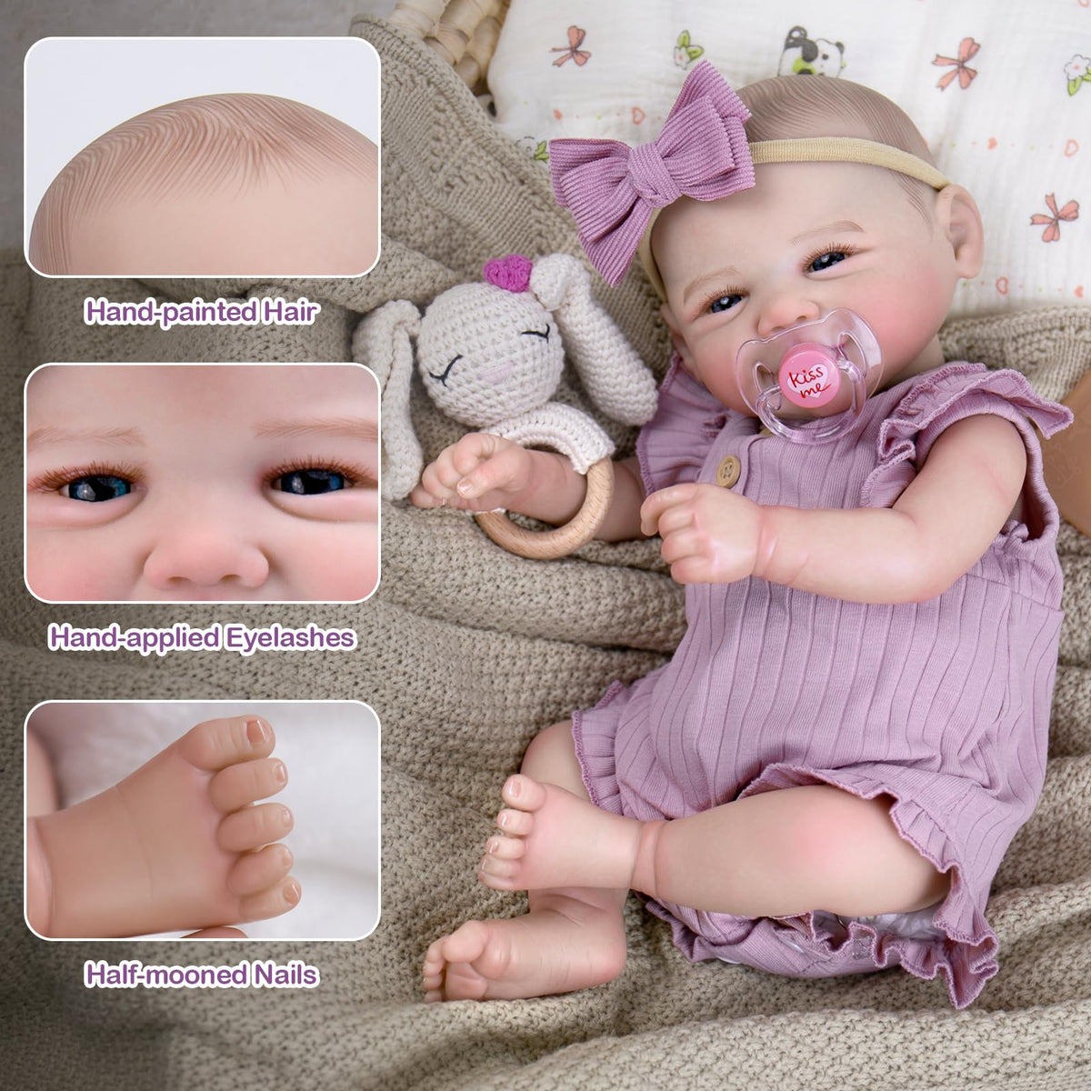 Aori gift set includes bottle and magnet pacifier for playtime.