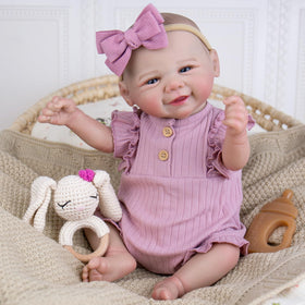 Aori weighted body hugs softly, ideal for nurturing pretend play.