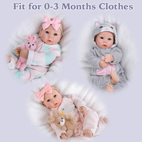 Aori lifelike baby dolls accessories set supports creative gifting for kids and collectors.