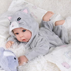 Aori lifelike baby dolls hand-painted blush and lashes invite nurturing play sessions.