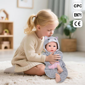 Aori lifelike baby dolls rosebud lips and soft materials enhance comforting role-play moments.