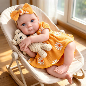 Aori Reborn Baby Doll with soft cloth body for gentle nurturing play