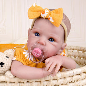 Aori Reborn Baby Doll 20in with poseable vinyl limbs for lifelike posing
