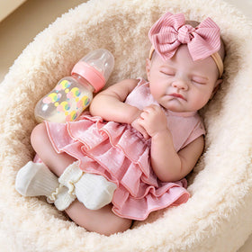 Aori Reborn 20-inch doll face detail shows lifelike features for imaginative play