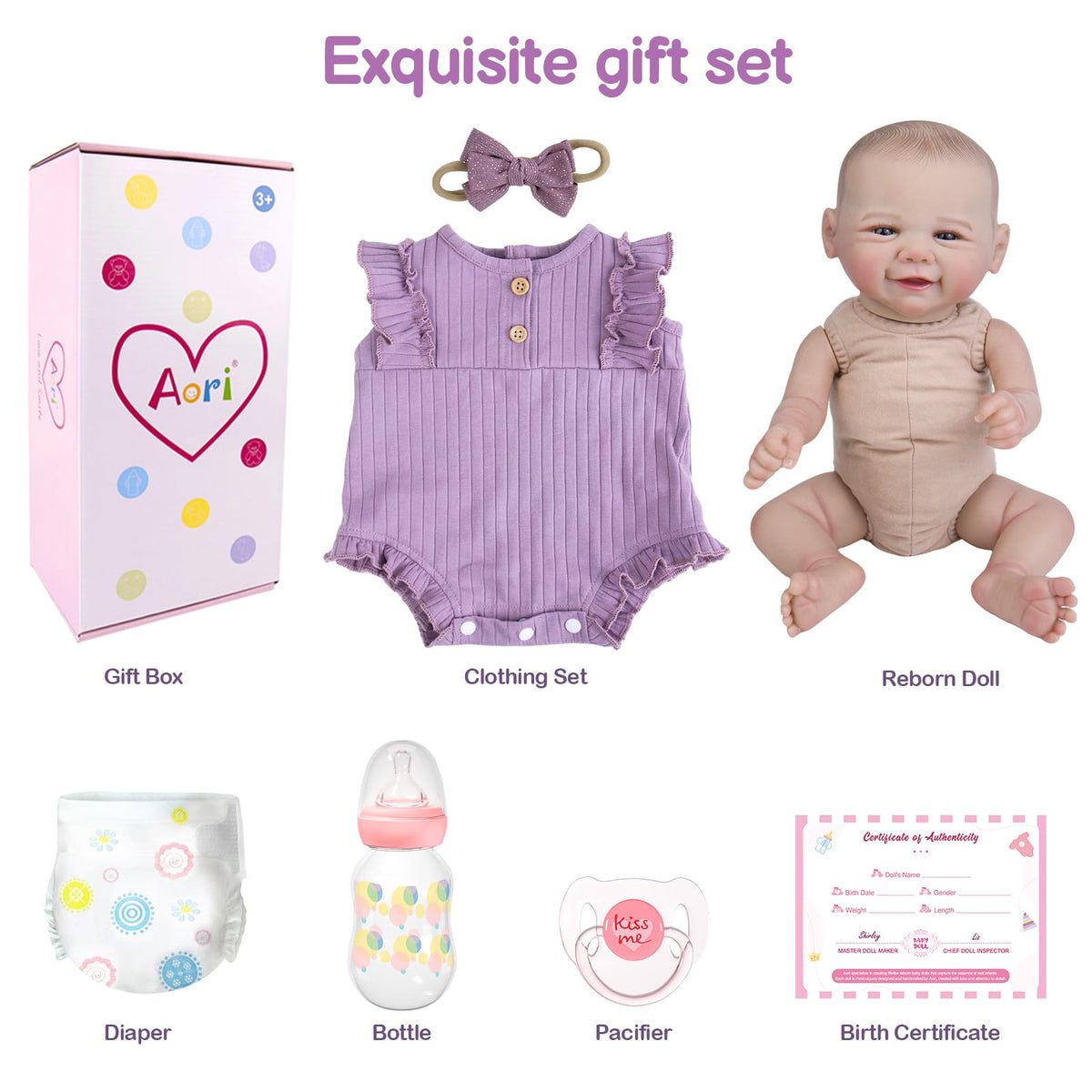 Aori 20-inch weighted doll offers comforting companionship