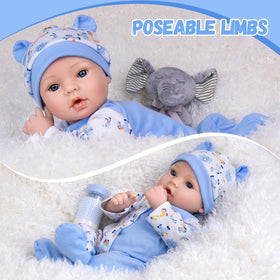 Aori Reborn boy doll diaper ready for dressing and care