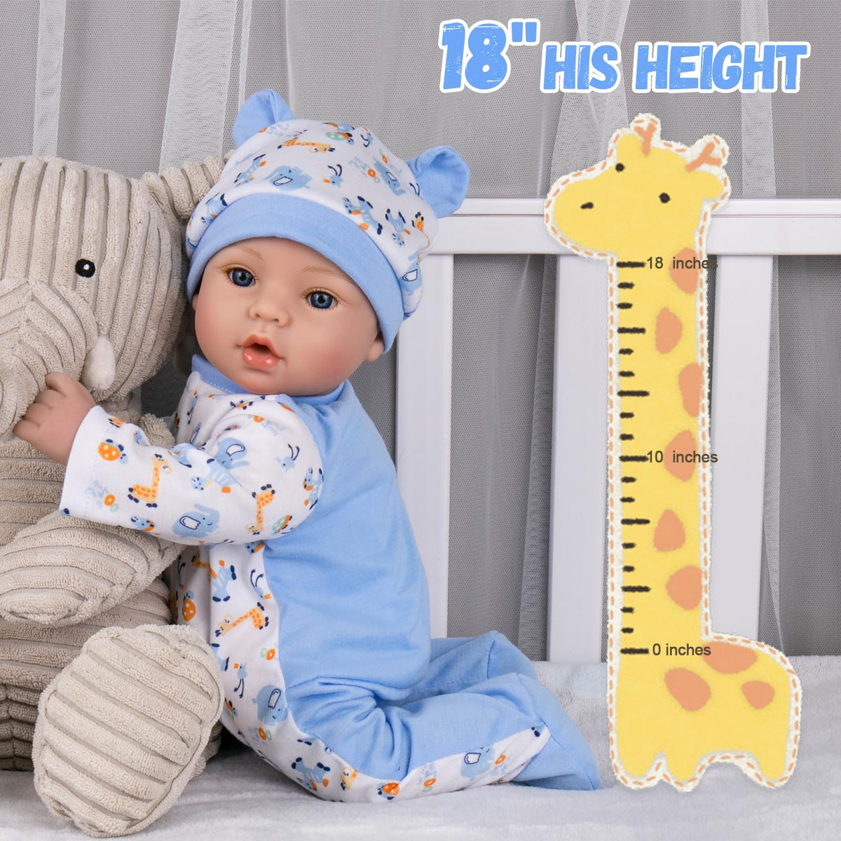 Aori Reborn boy doll hand painted hair for realism