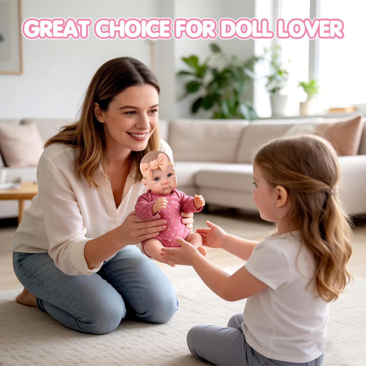 Aori Reborn doll with cloth body and weighted limbs, a realistic cuddle-worthy design