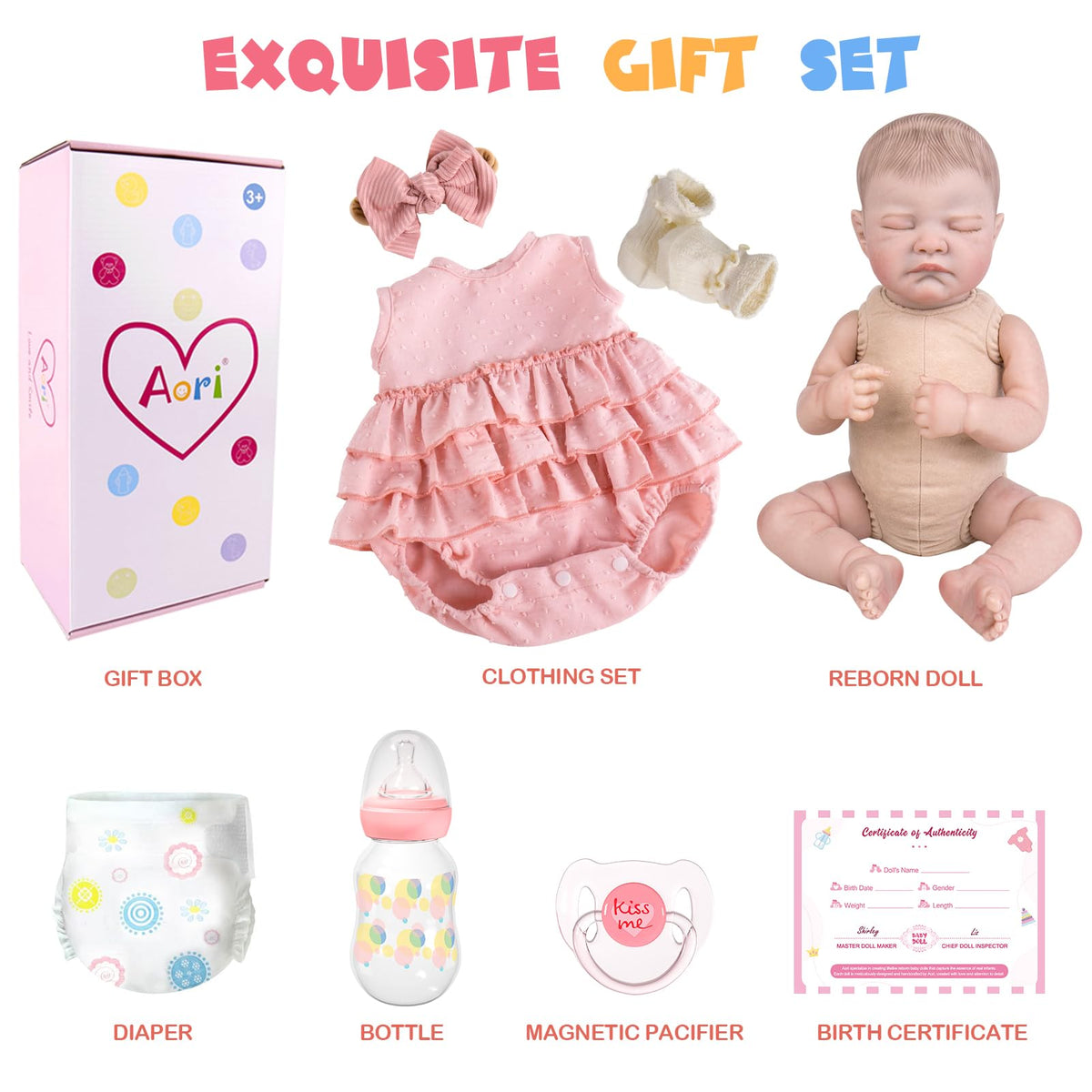 Complete gift-set packaging from Aori offers ready-to-play newborn experience