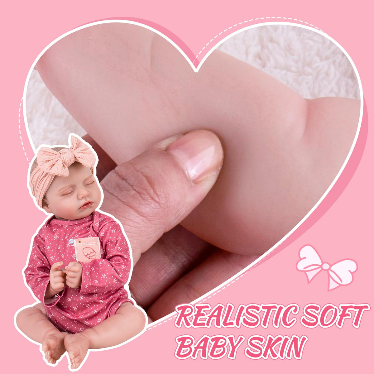 Aori Reborn doll in elegant gift box with customizable birth certificate