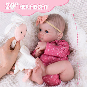 Aori Reborn doll gift box and birth certificate card, ready for gifting