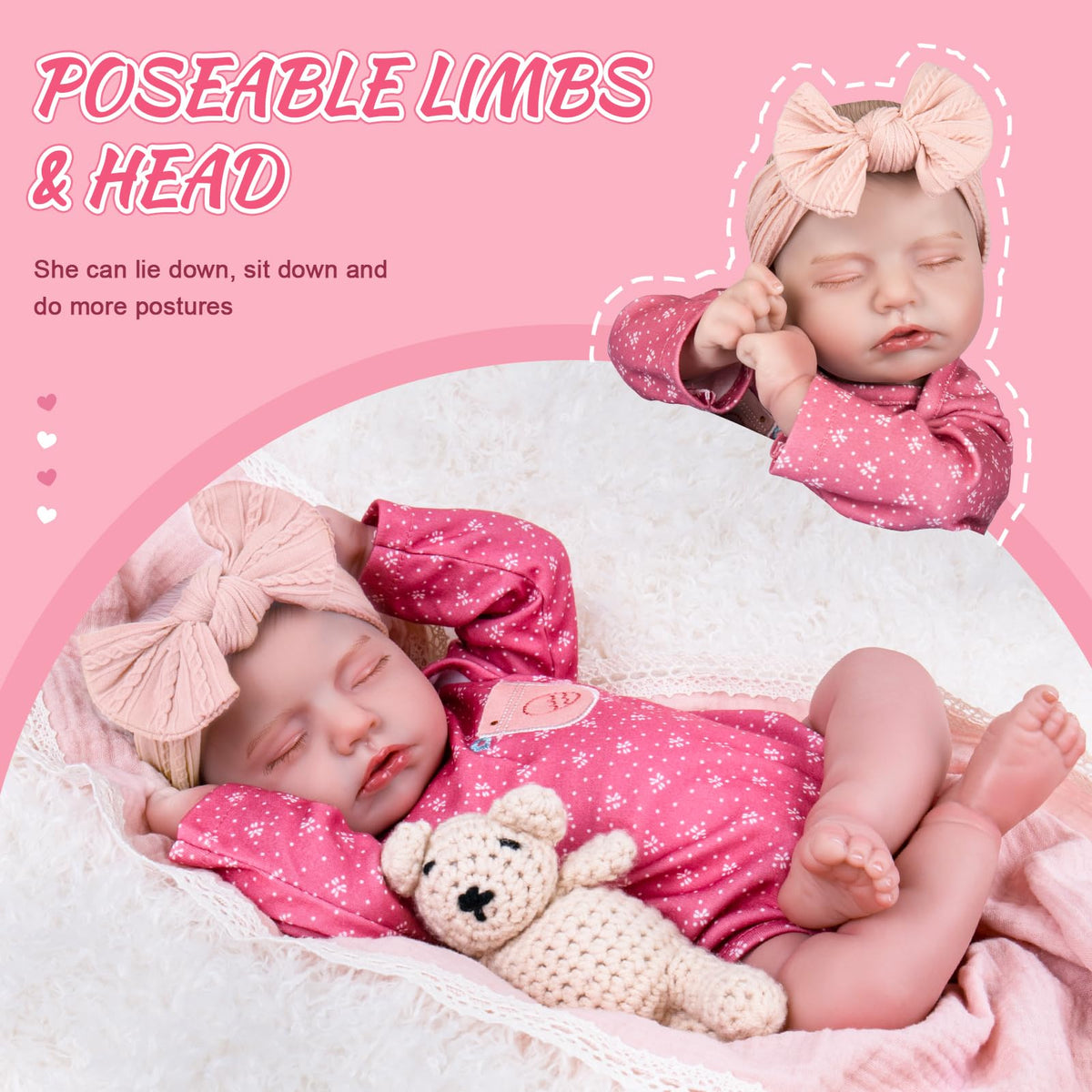Aori Reborn doll features hand-painted details for lifelike charm
