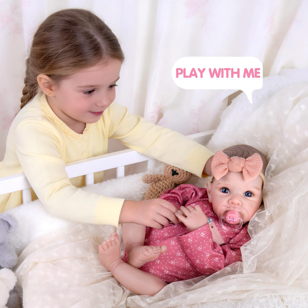 Aori Reborn doll packaging and care notes, a comforting and durable keepsake