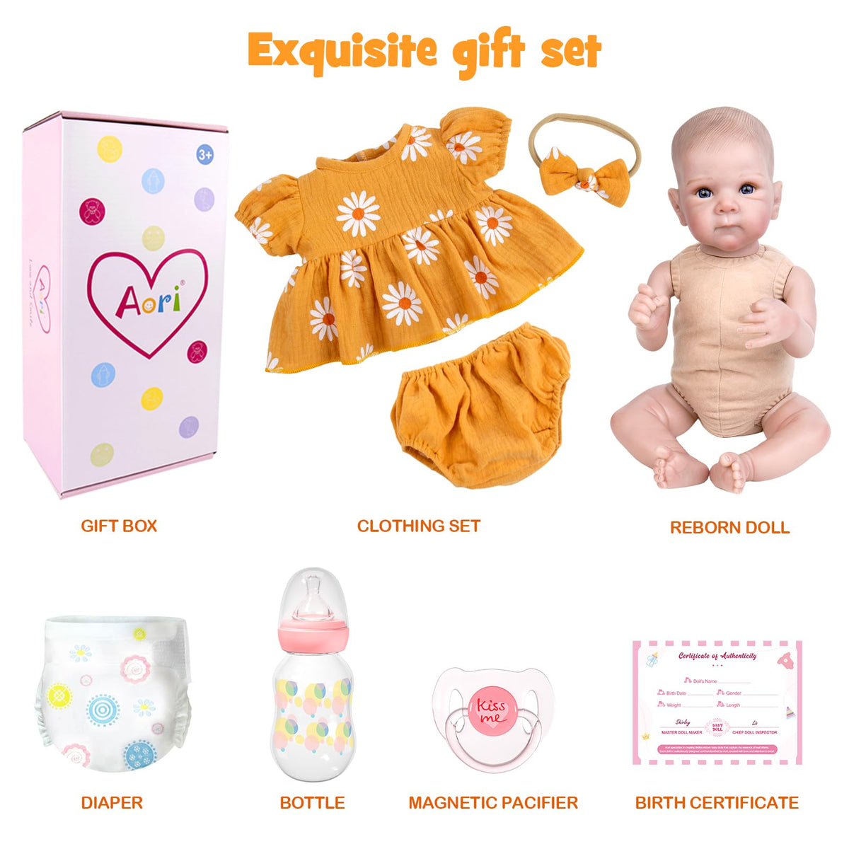 Perfect gift packaging for Aori Reborn Baby Doll on special occasions