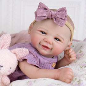 Aori reborn doll with realistic face detail for nurturing play