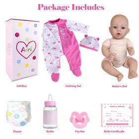 Aori Reborn Baby Dolls Girl face expressions invite care and everyday rituals.