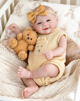 Aori reborn doll 20inch realistic newborn girl with a soft body for cuddling.