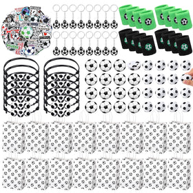 Aoriher 162 pcs soccer party favors pack with vibrant gift bags for kids' celebrations