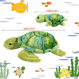 Aoriher baby turtles tucked inside the mommy turtle shell for compact storage.