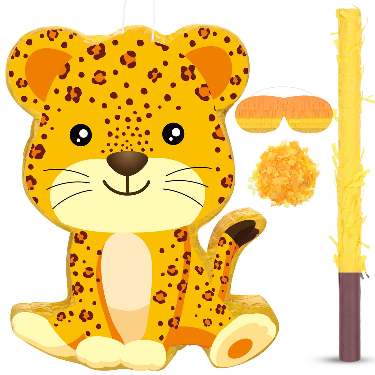 Aoriher Cheetah Pinata ready to decorate and engage guests with a playful game