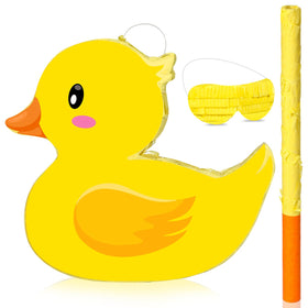 Aoriher duck pinata front view for party décor and game.